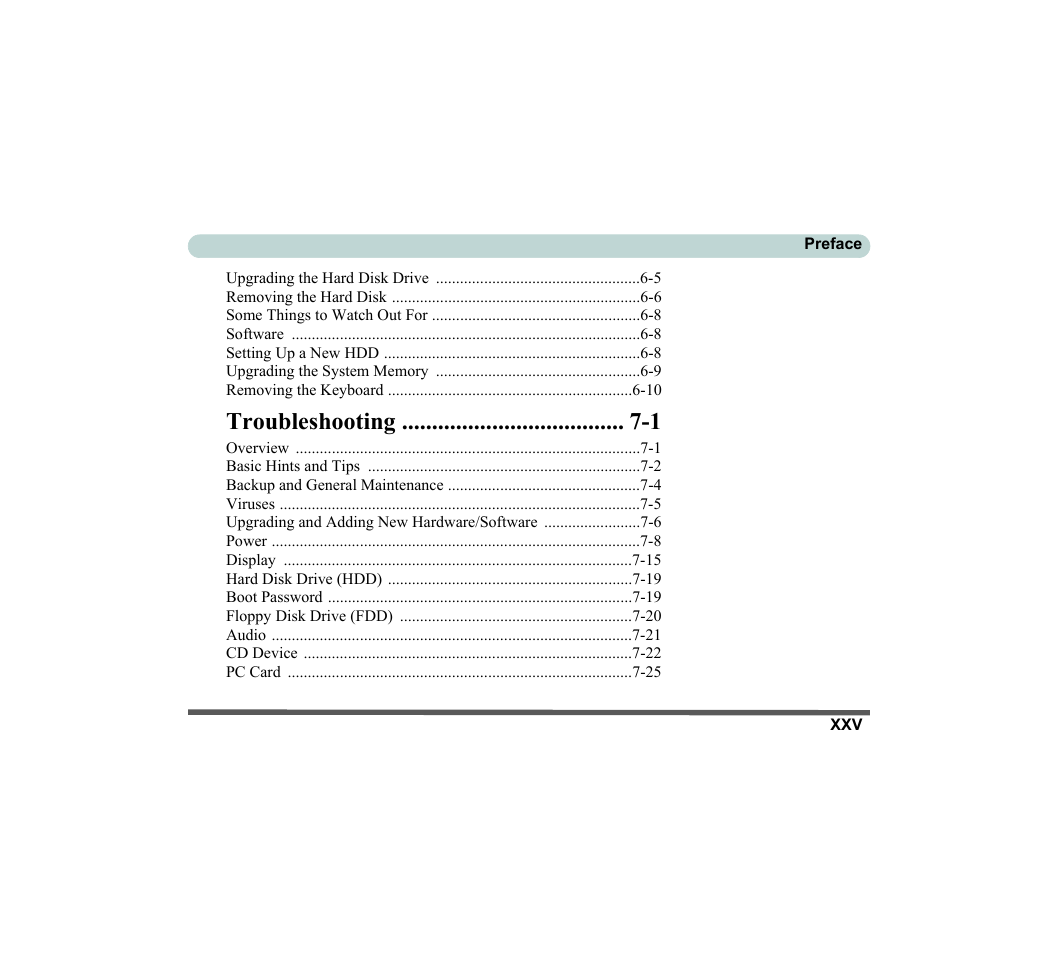 Troubleshooting -1 | chiliGREEN D620S U User Manual | Page 26 / 209