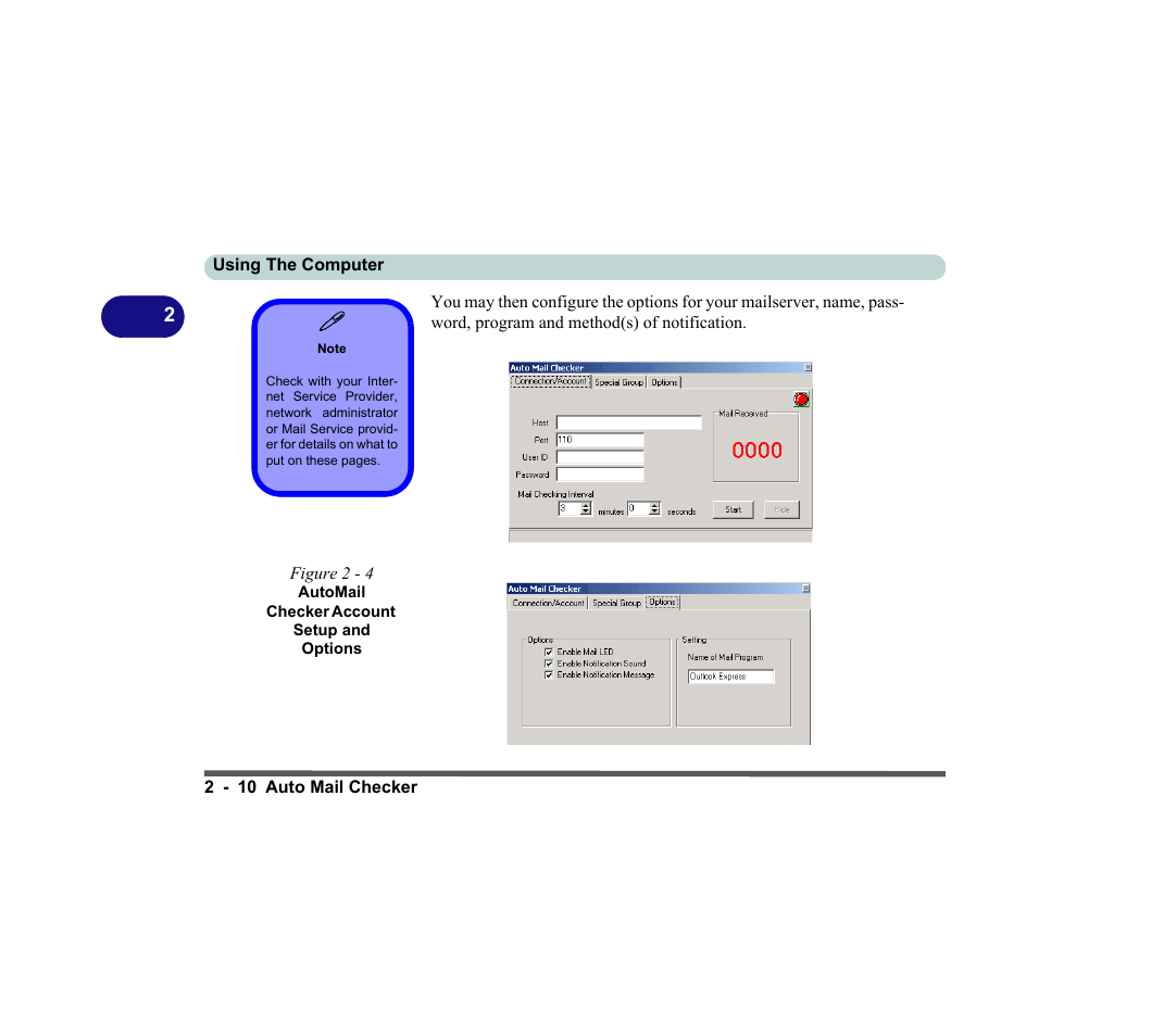 Note | chiliGREEN D620S U User Manual | Page 63 / 209