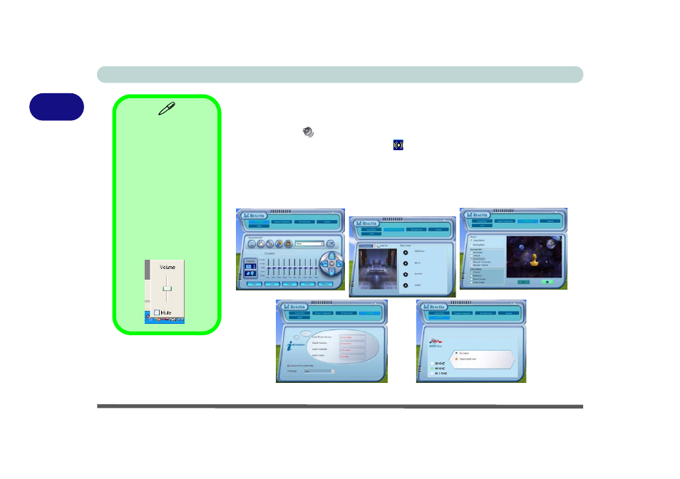 Audio features, Audio features -12 | chiliGREEN M400A User Manual | Page 50 / 162