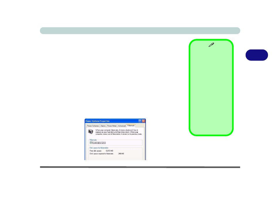 Standby, Hibernate, Standby -7 hibernate -7 | chiliGREEN M400A User Manual | Page 59 / 162