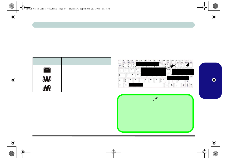 Boutons hot-key & clavier, Fr anç a is | chiliGREEN M730T User Manual | Page 103 / 216