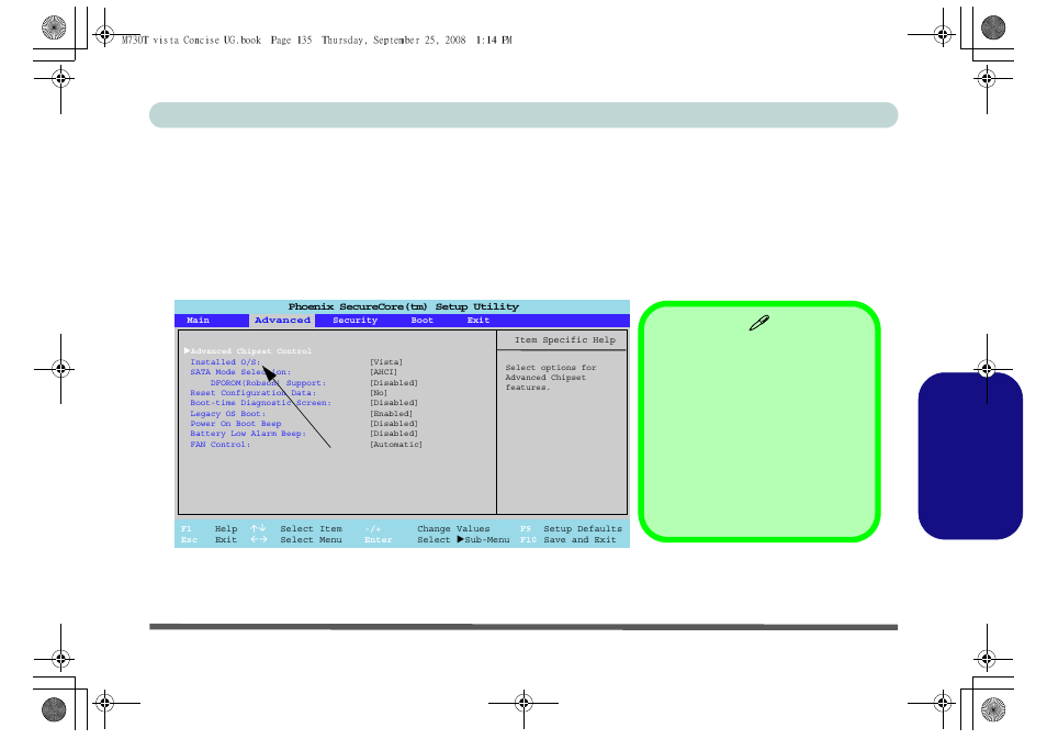 Configuración del sistema operativo, Es pa ñol, Figura 2 - bios (selección del sistema operativo) | chiliGREEN M730T User Manual | Page 141 / 216