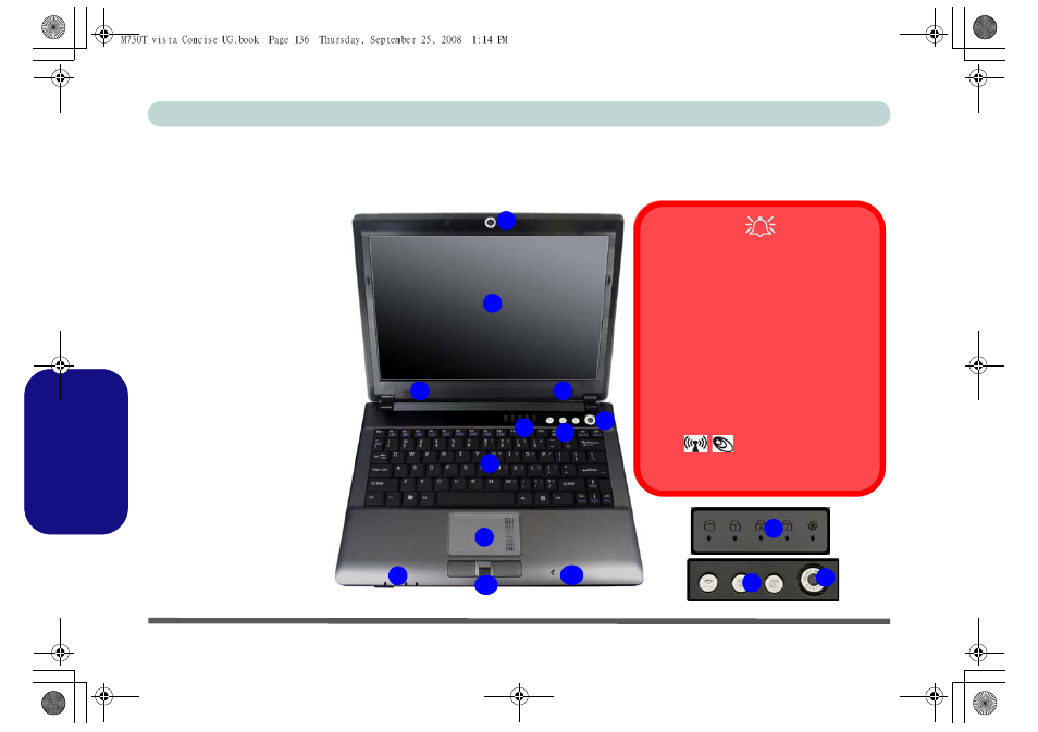 Mapa del sistema: vista frontal con panel, Español | chiliGREEN M730T User Manual | Page 142 / 216