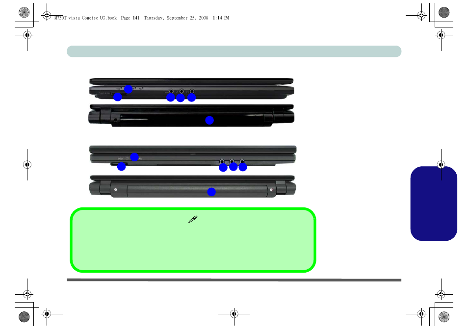 Mapa del sistema: vistas frontal y posterior, Es pa ñol | chiliGREEN M730T User Manual | Page 147 / 216