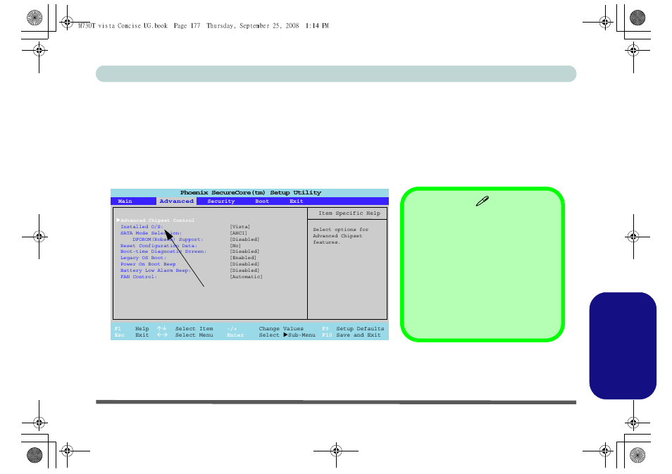 Installazione del sistema operativo, Italiano, Figura 2 - bios (selezione del sistema operativo) | chiliGREEN M730T User Manual | Page 183 / 216