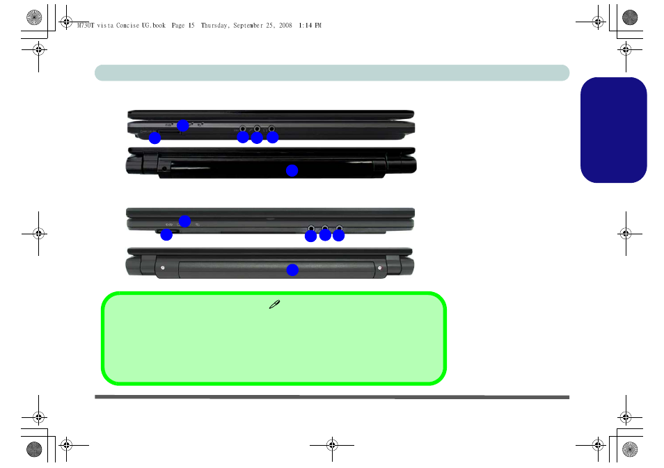 System map: front & rear views, Engl ish | chiliGREEN M730T User Manual | Page 21 / 216