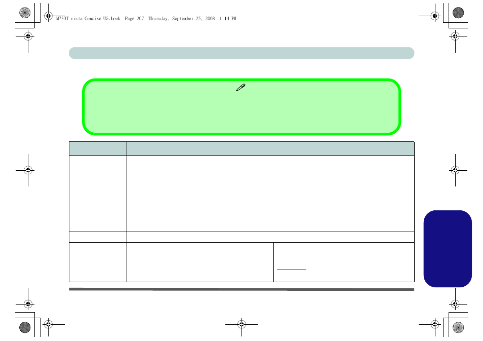 Specifiche tecniche, Italiano | chiliGREEN M730T User Manual | Page 213 / 216