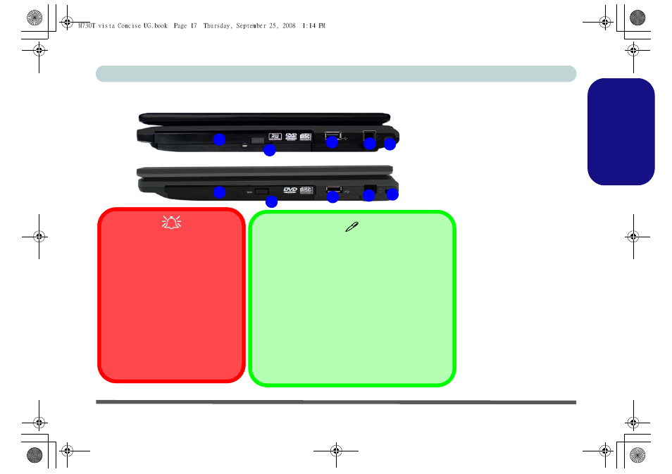 System map: right view, Engl ish | chiliGREEN M730T User Manual | Page 23 / 216