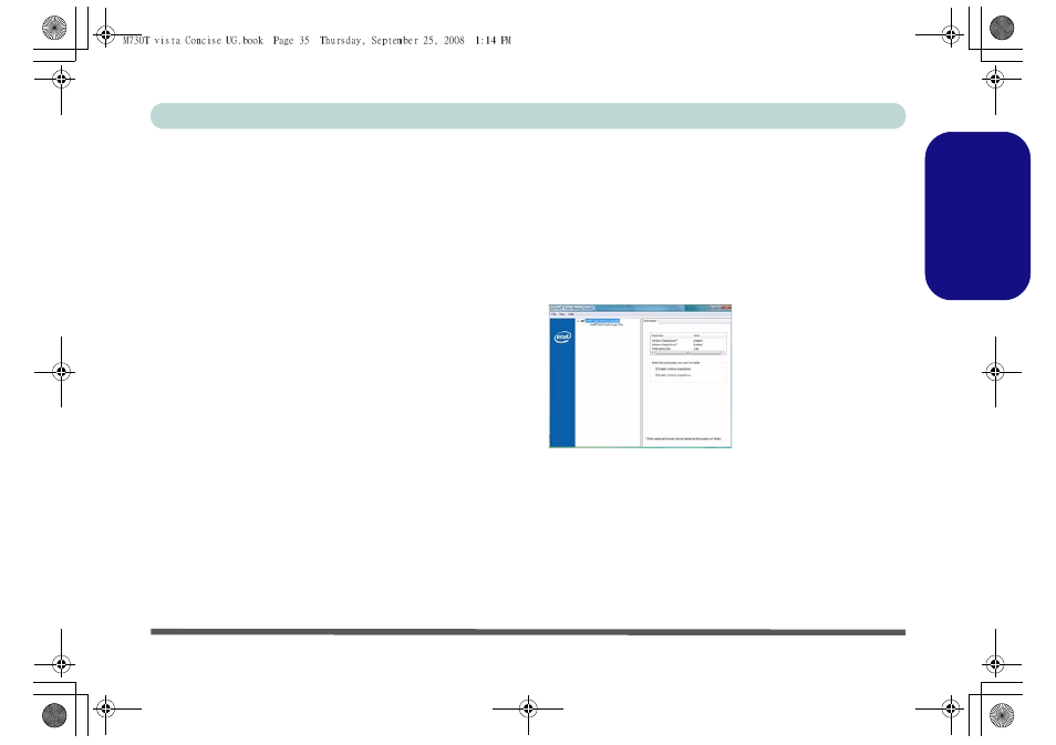 Intel turbo memory module, Engl ish | chiliGREEN M730T User Manual | Page 41 / 216