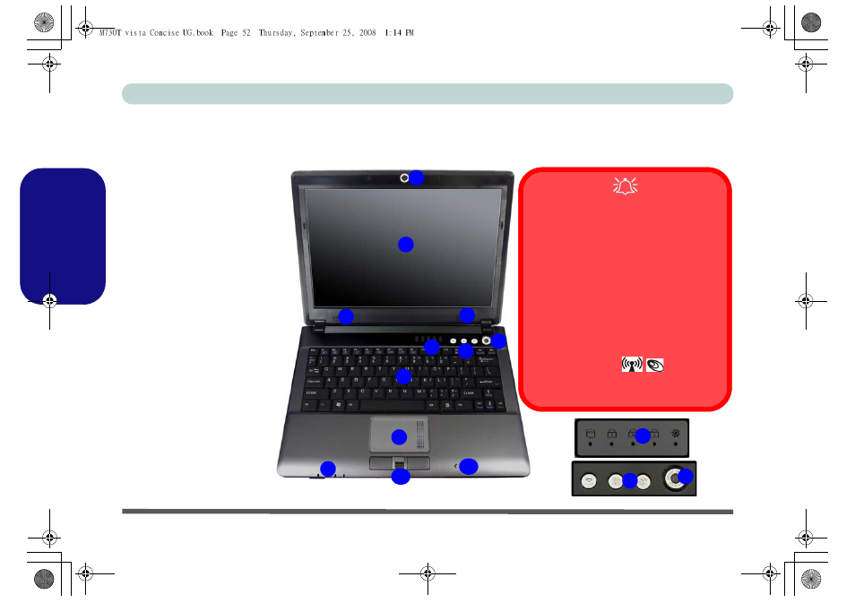 Systemübersicht: ansicht von vorne mit geöffnetem, Deutsch | chiliGREEN M730T User Manual | Page 58 / 216