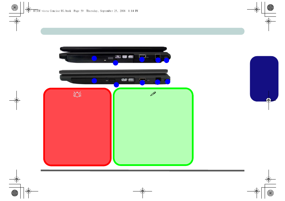 Systemübersicht: ansicht von rechts, Deutsch | chiliGREEN M730T User Manual | Page 65 / 216