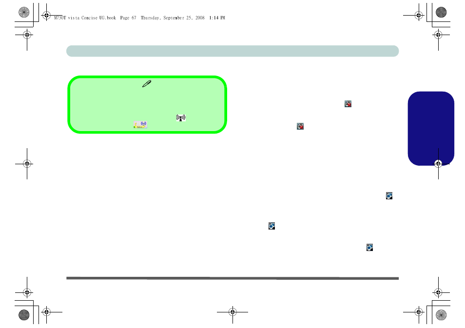 Wireless lan, Seite 67, Deutsch | chiliGREEN M730T User Manual | Page 73 / 216
