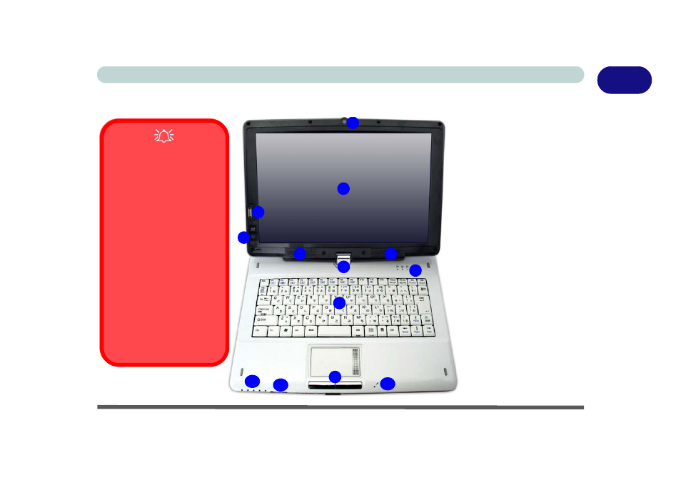 System map: lcd panel open, System map: lcd panel open -11 | chiliGREEN 12 TN120R User Manual | Page 33 / 240