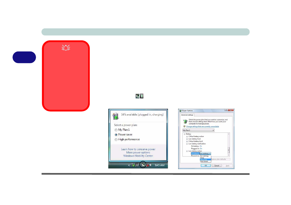 Battery information, Battery power, Care in | Refer to | chiliGREEN 12 TN120R User Manual | Page 72 / 240