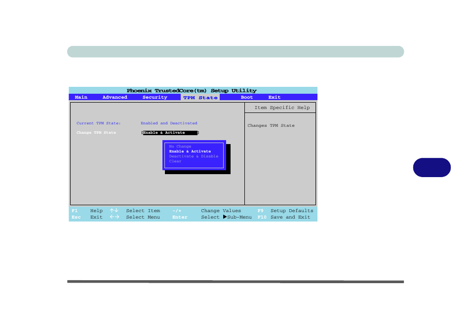 Modules & options trusted platform module 7 - 37, Figure 7 - 30 | chiliGREEN 12 M72xR User Manual | Page 133 / 232