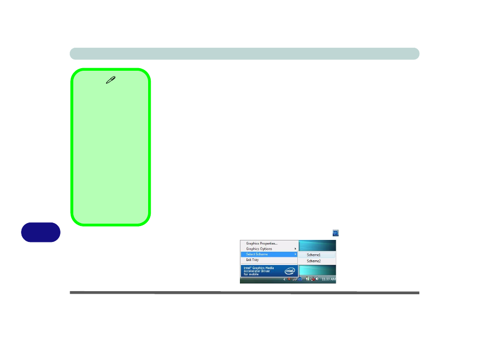 Scheme options, Bscheme options | chiliGREEN 12 M72xR User Manual | Page 166 / 232