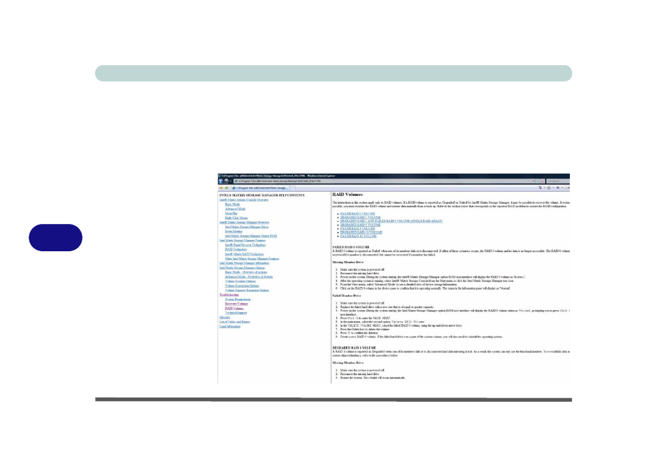 Intel® matrix storage manager, Intel® matrix storage manager -8 | chiliGREEN X8100 User Manual | Page 144 / 216