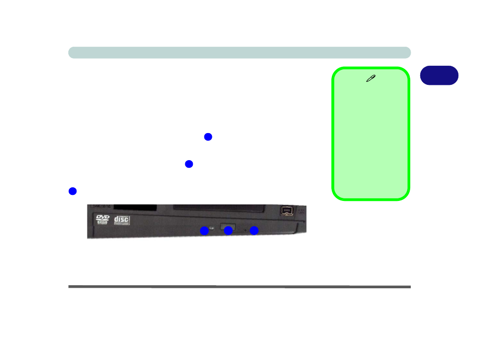 Optical device, Loading discs, Optical device -3 loading discs -3 | chiliGREEN X8100 User Manual | Page 45 / 216