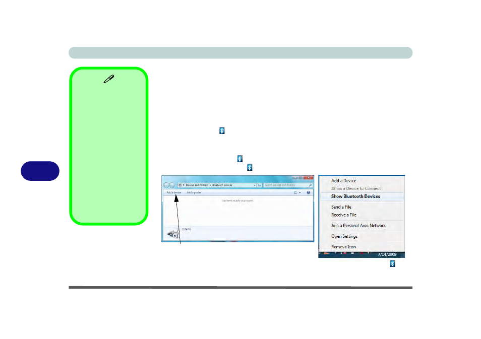 Bluetooth configuration in windows 7, Bluetooth configuration in windows 7 -40 | chiliGREEN X8100 User Manual | Page 182 / 246