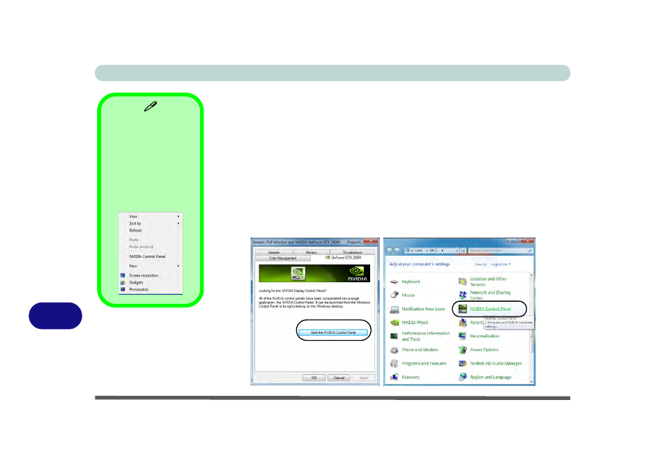 Nvidia control panel (win 7) | chiliGREEN X8100 User Manual | Page 212 / 246