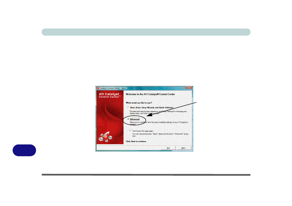 Ati catalyst® control center | chiliGREEN X8100 User Manual | Page 230 / 246