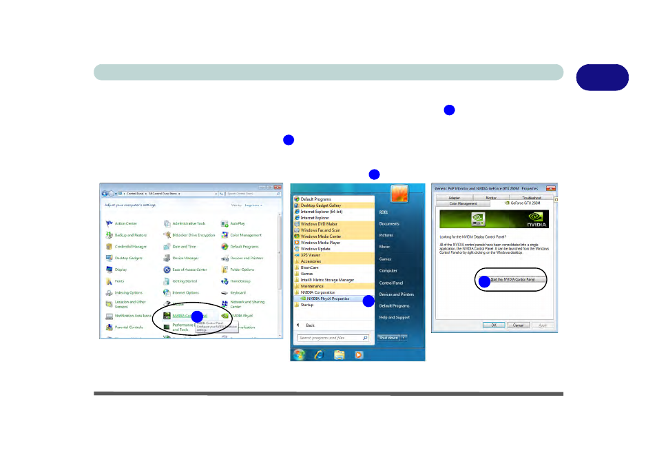 1nvidia control panel | chiliGREEN X8100 User Manual | Page 43 / 246