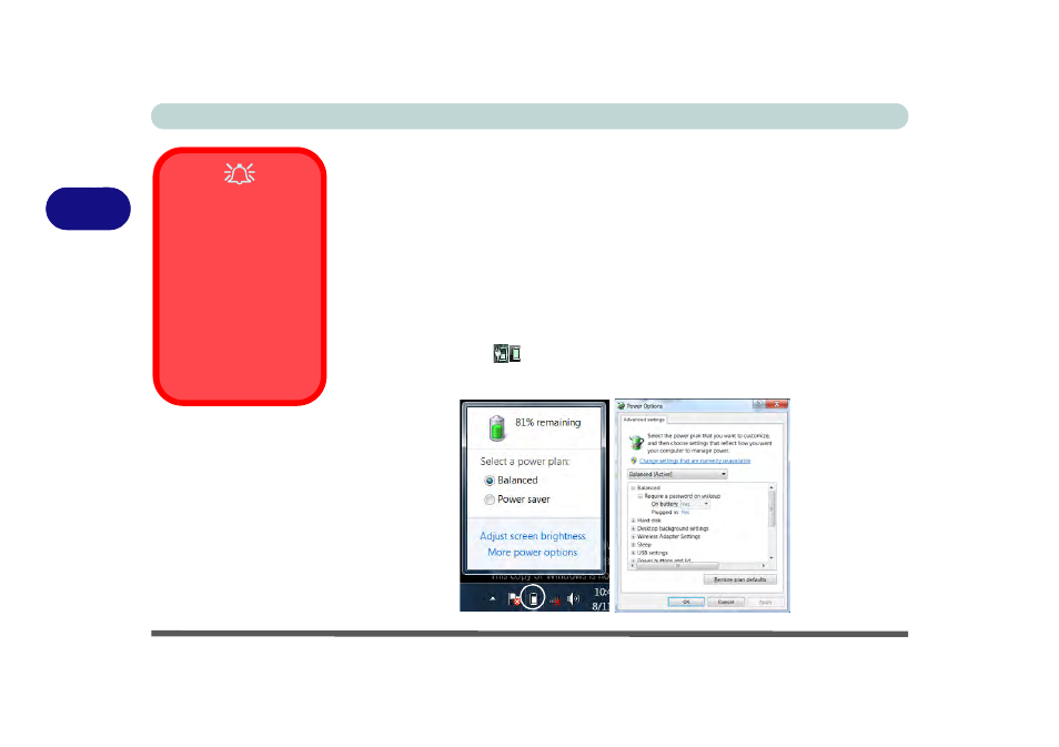 Battery information, Battery information -10, Refer to | chiliGREEN X8100 User Manual | Page 84 / 246