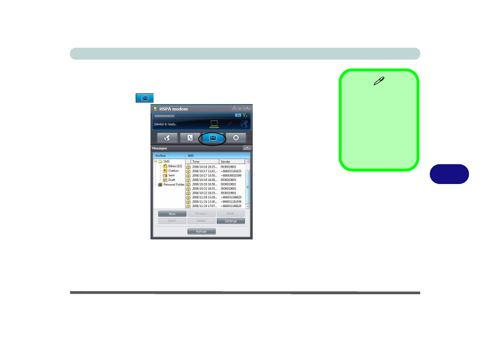 Messages, Messages -49 | chiliGREEN W871CU User Manual | Page 157 / 290