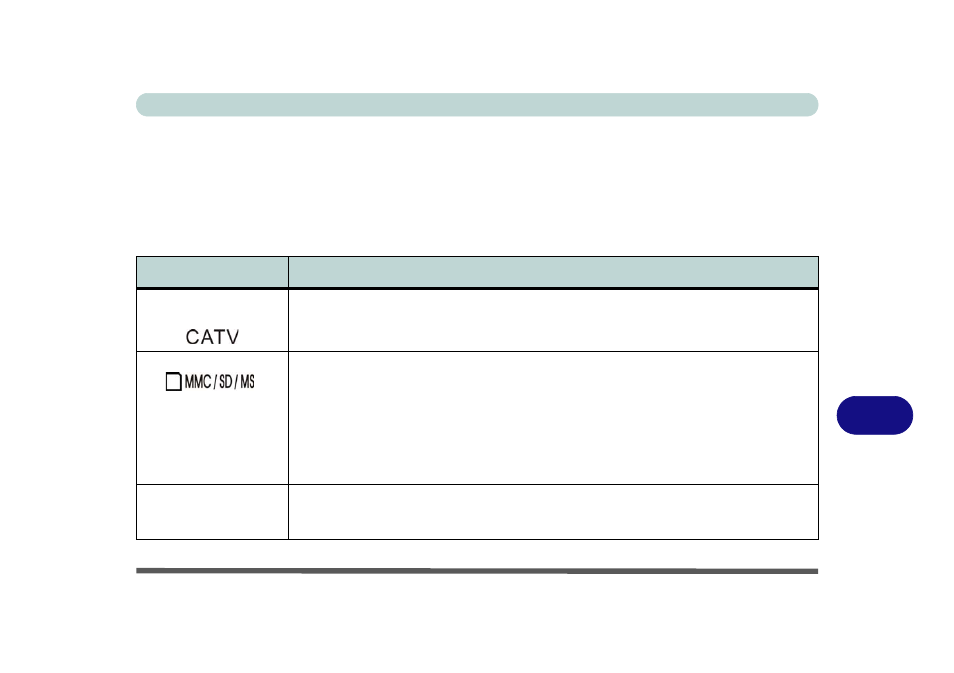 Appendix a: interface (ports & jacks), Overview, Interface (ports & jacks) | Interface, Appendix a | chiliGREEN W871CU User Manual | Page 191 / 290