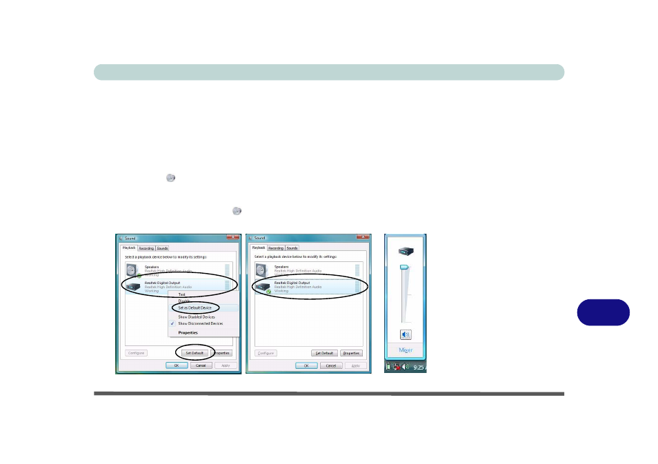 Hdmi audio configuration, Bhdmi audio configuration | chiliGREEN W871CU User Manual | Page 205 / 290