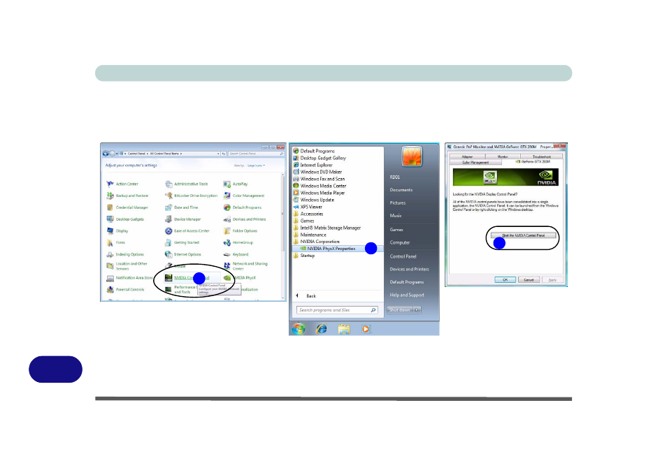 Nvidia control panel | chiliGREEN W871CU User Manual | Page 226 / 290