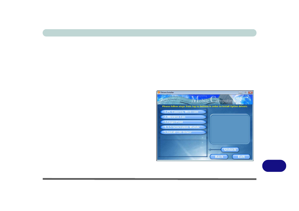 Hot key, Audio, Optional drivers | chiliGREEN W871CU User Manual | Page 247 / 290