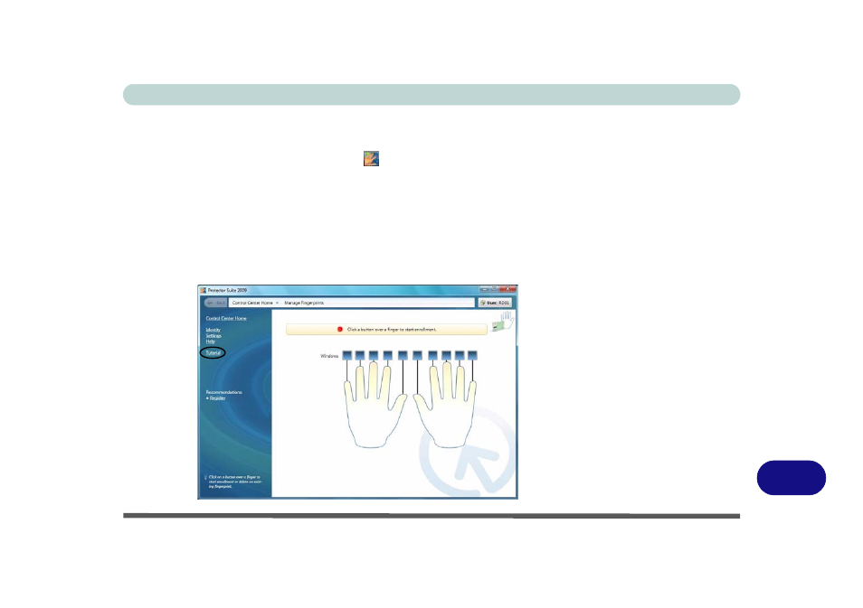 User enrollment | chiliGREEN W871CU User Manual | Page 267 / 290