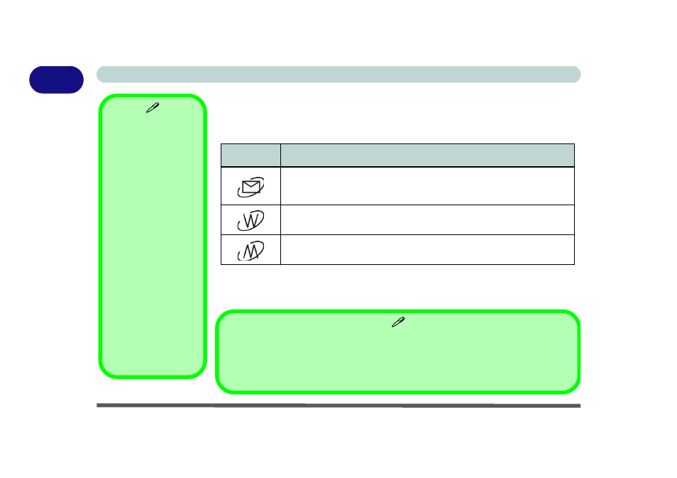 Hot key buttons & keyboard, Hot key buttons & keyboard -10 | chiliGREEN W871CU User Manual | Page 32 / 290