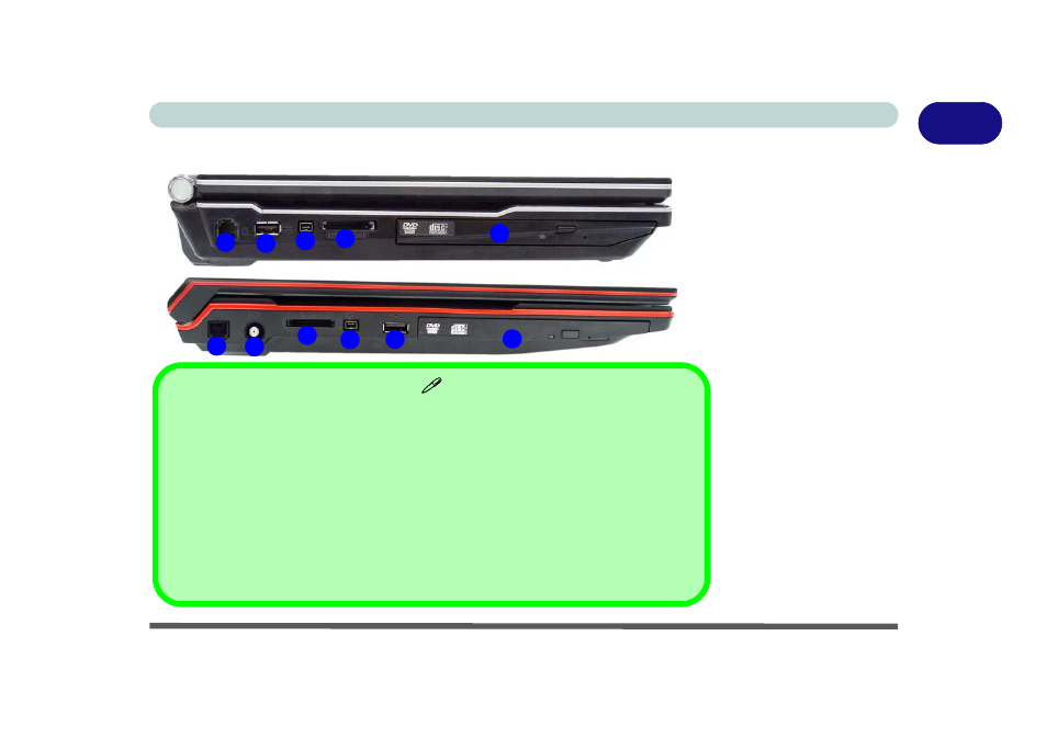 System map: left view, System map: left view -13 | chiliGREEN W871CU User Manual | Page 35 / 290
