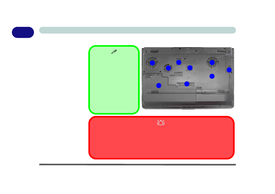 System map: bottom view - model b, System map: bottom view - model b -18 | chiliGREEN W871CU User Manual | Page 40 / 290