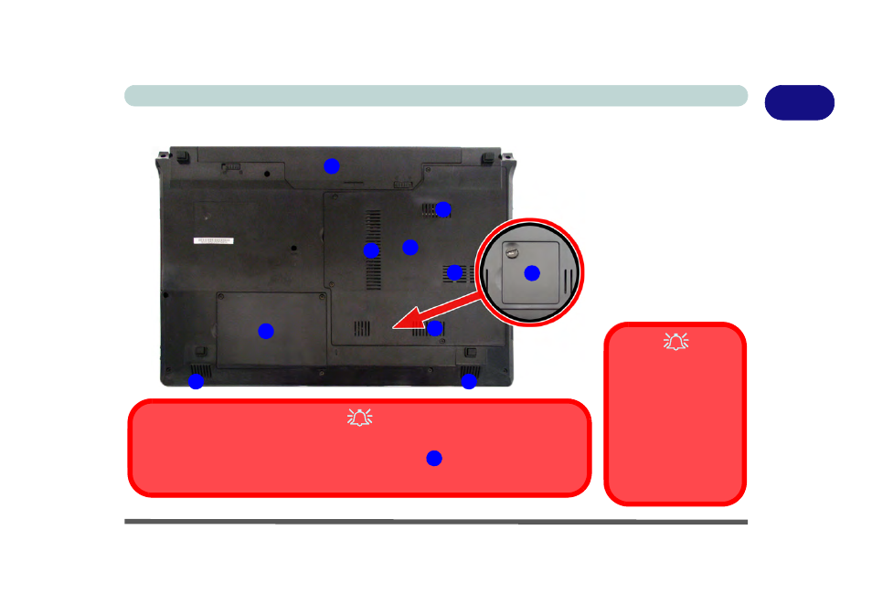 System map: bottom view - model b, System map: bottom view - model b -23 | chiliGREEN W270BUQ User Manual | Page 47 / 242