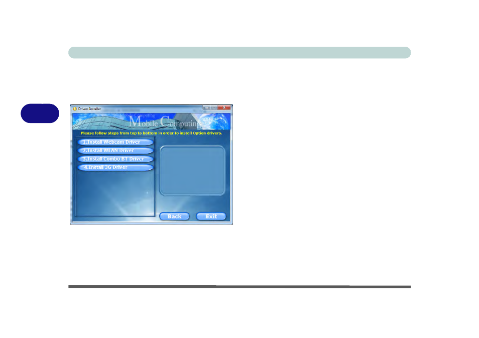 Optional drivers, Pc camera module, Wireless lan module | 75g/hspa module | chiliGREEN W270BUQ User Manual | Page 94 / 242