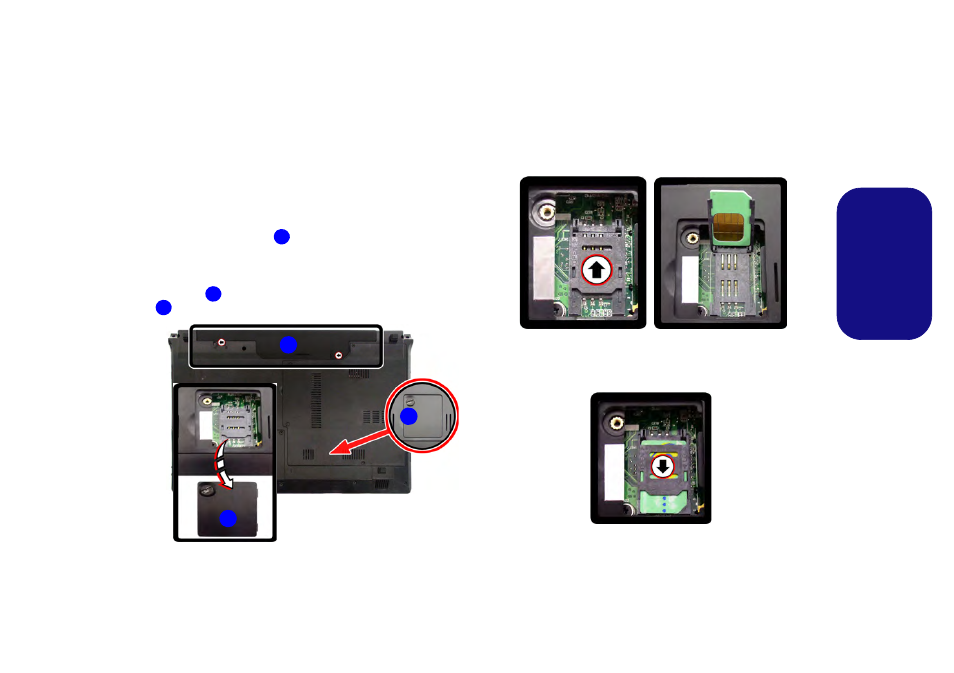 75g/hspa-modul, Einsetzen der usim-karte, Deutsch | chiliGREEN W270BUQ User Manual | Page 39 / 104