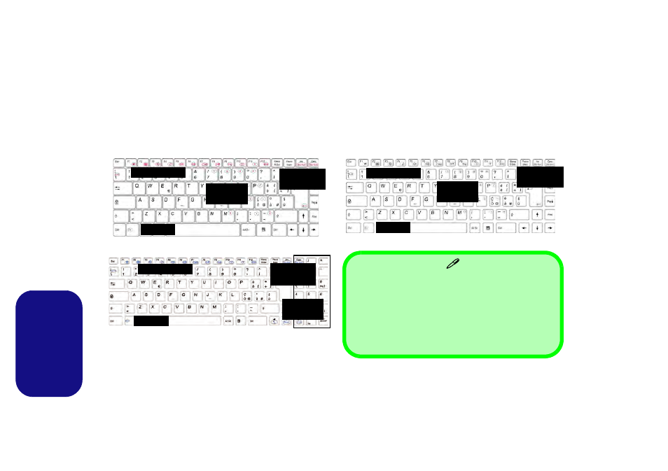 Tastiera, Italiano | chiliGREEN W270BUQ User Manual | Page 94 / 104