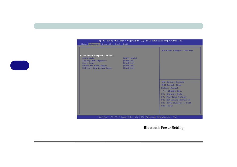 Advanced menu, Advanced chipset control (advanced menu) | chiliGREEN P170HM User Manual | Page 104 / 322