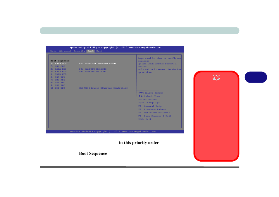 Boot menu, Boot menu -13 | chiliGREEN P170HM User Manual | Page 109 / 322