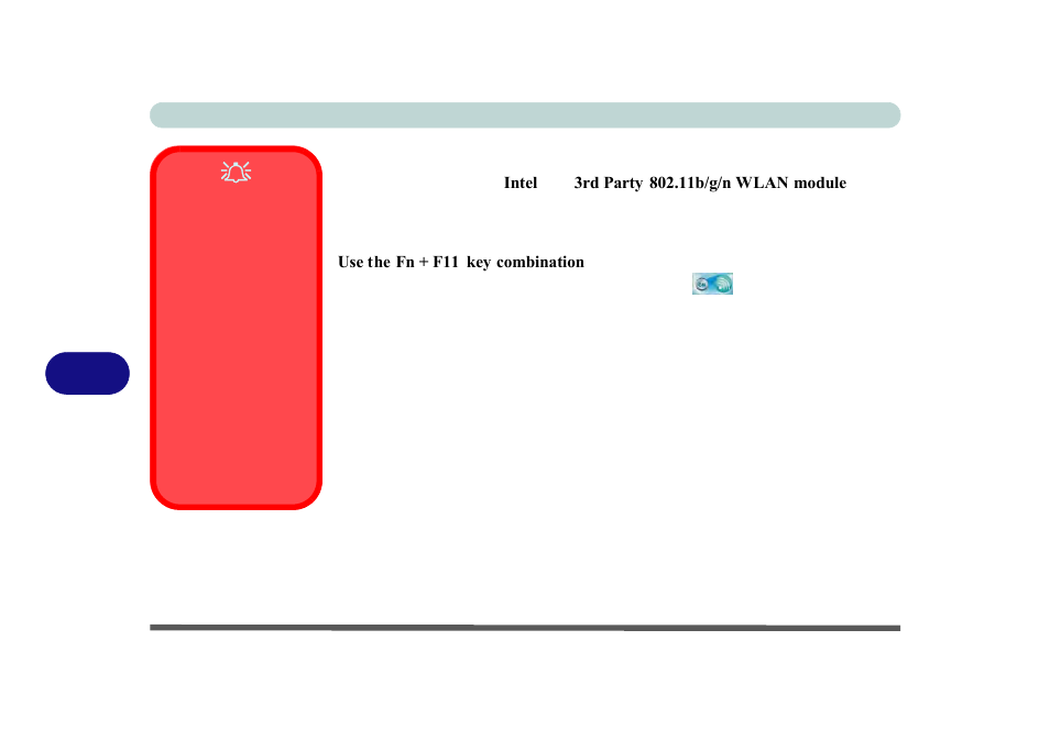 Wireless lan module, Wireless lan module -22, Module in | chiliGREEN P170HM User Manual | Page 154 / 322