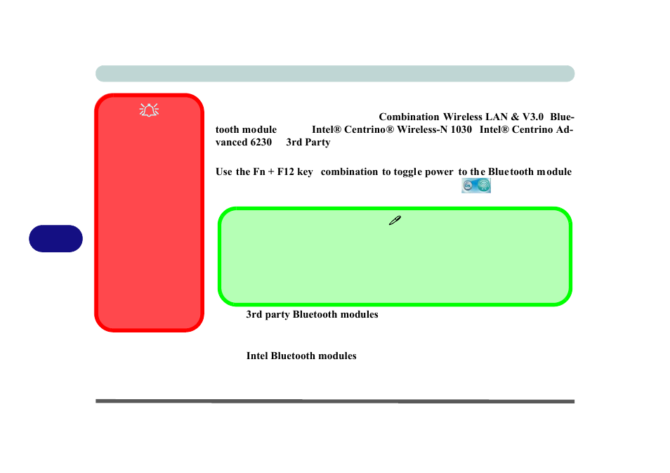 Bluetooth module, Bluetooth module -48 | chiliGREEN P170HM User Manual | Page 180 / 322