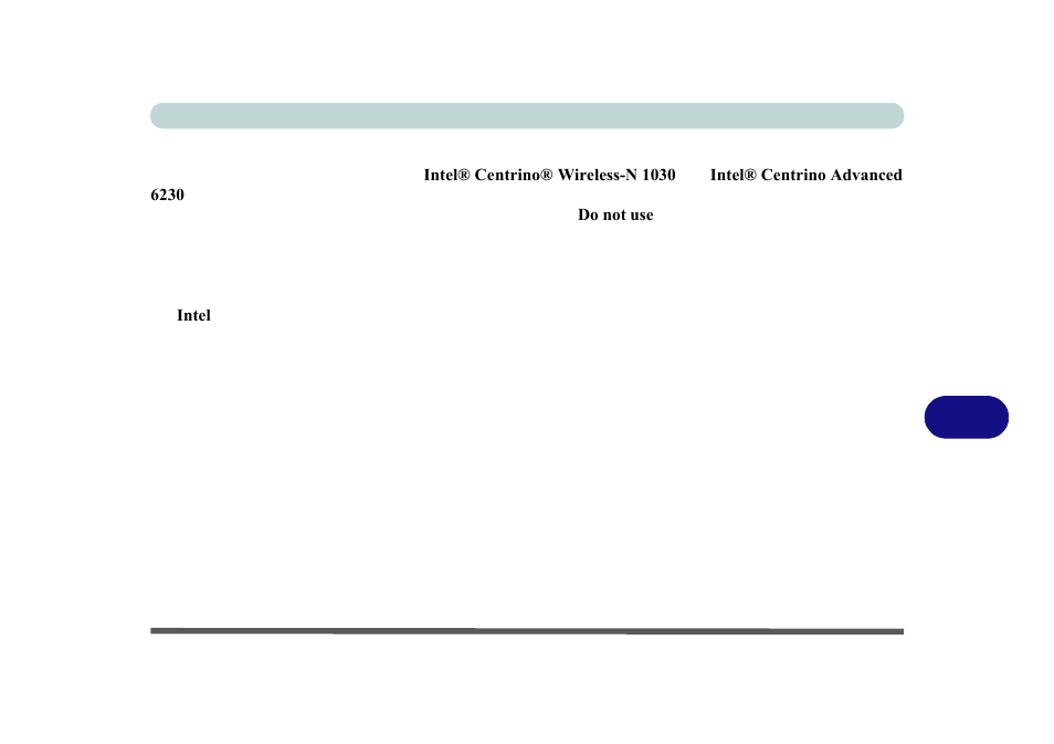 Intel® wlan & bluetooth v3.0+hs combo modules, Intel® wlan & bluetooth v3.0+hs, Intel® wlan & bluetooth v3.0+hs combo mod | chiliGREEN P170HM User Manual | Page 263 / 322