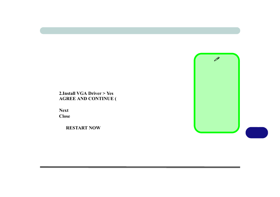 Appendix b: nvidia video driver controls, Nvidia video driver installation, Nvidia video driver controls | Appendix b, For full de | chiliGREEN P170HM User Manual | Page 273 / 322