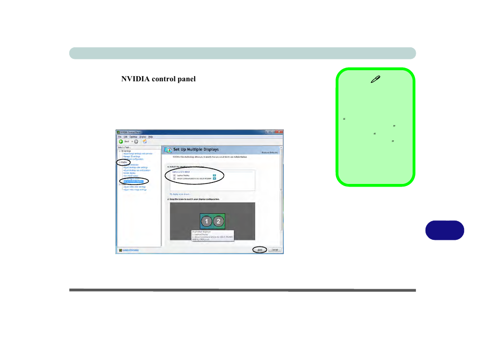 Configuring an external | chiliGREEN P170HM User Manual | Page 279 / 322