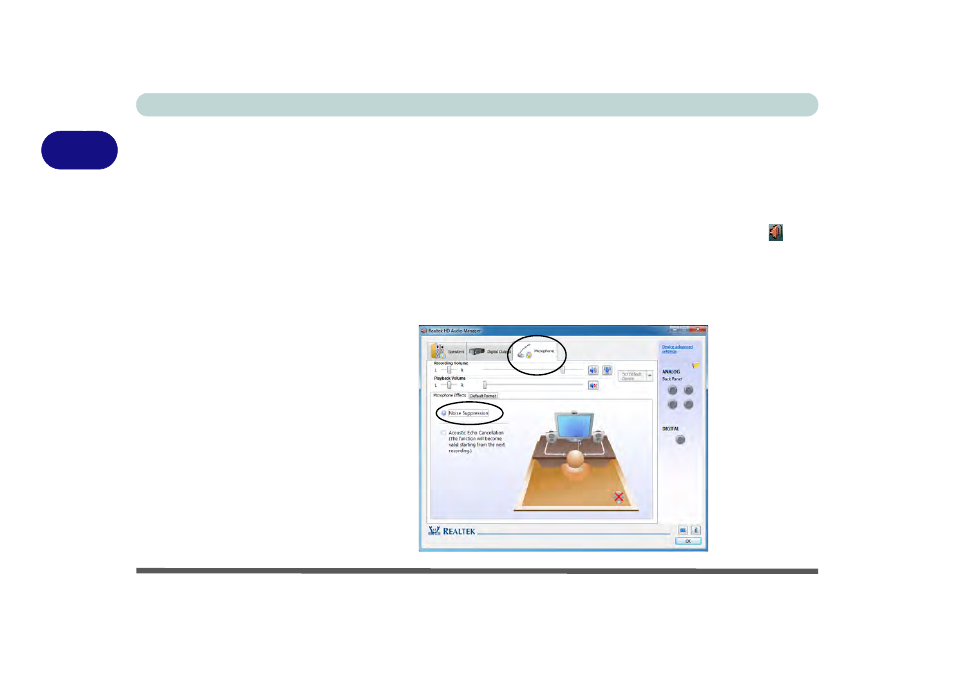 Setup for audio recording, Setup for audio recording -8 | chiliGREEN P170HM User Manual | Page 56 / 322