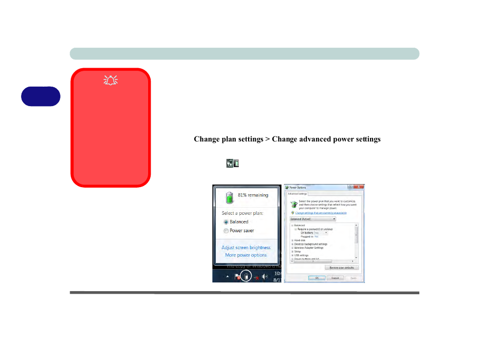 Battery information, Battery information -10, Care in | Refer to | chiliGREEN P170HM User Manual | Page 76 / 322