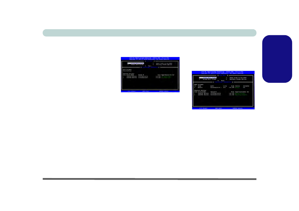 Raid setup procedure, Part i: bios, Part ii: intel matrix | English raid setup procedure | chiliGREEN P170HM User Manual | Page 13 / 196